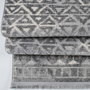 Conceptum Notta 1108 Alfombra de Vestíbulo Gris y Crema 100x150 cm
